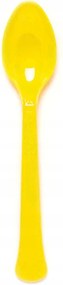 Evőeszköz kanál sárga 24 db