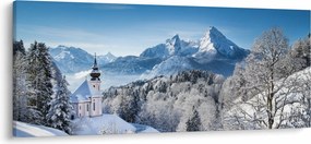 Kép - Havas táj (120x50 cm)