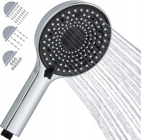 Zuhanyfej Zuhany 3 Funkciós Anti-calc Króm Nagy