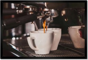 Poszterek keretben 60x40 Eszpresszó kávéfőzés