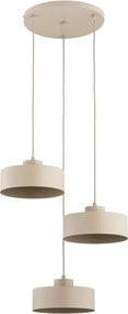 SELIA kábelles csillár 3xE27/15W/230V bézs