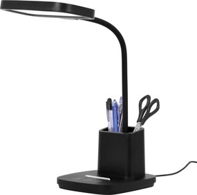 KAJA K-BL1301 CZARNY TOLA Fekete Színű Asztali Lámpa 9W LED 500Lm 3000-5700K IP20