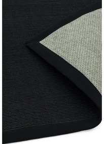 Fekete szőnyeg 300x200 cm Sisal - Asiatic Carpets