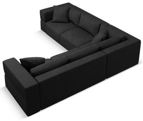 Fekete sarokkanapé (variálható) Esther – Milo Casa