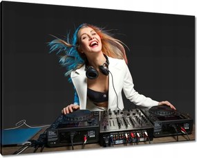 Képek 100x70 Djka a keverőpult mögött Party