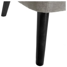 Világosszürke fotel Cover – Casa Selección