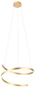 Redo 01-4014 - LED dimmelhető kábelen függesztett csillár SCROLL LED/38W/230V arany