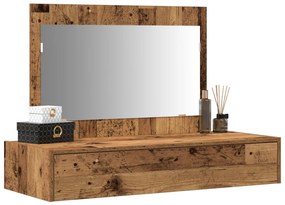 Fali Pipereasztal - Vintage Fa - 100x40x70 cm