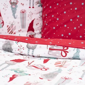 4Home Pamut ágynemű Christmas Elf , 140 x 200 cm, 70 x 90 cm