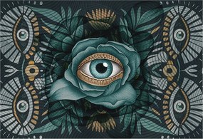 Dekoratív Fotótapéta Hálószobába Virágos szem 152x104 Ragasztó