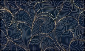 Flizelin tapéta falra Prémium hullámos motívum 416x254 Ragasztó