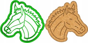 Prémium Mézeskalåcs lyukasztó Lófej Ló 8cm