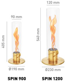 Spin 1200 Gold - asztali biokandalló arany - Höfats