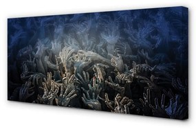 Canvas képek Hands kék fény 100x50 cm