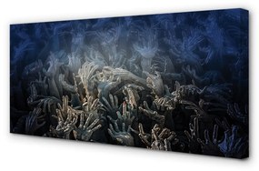 Canvas képek Hands kék fény 120x60 cm