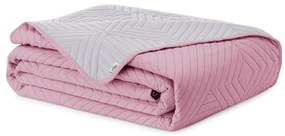 AmeliaHome ágytakaró Softa palepink - pearlsilver, 220 x 240 cm