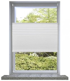 Plisse Roló 60 x 125 cm Fehér Redős Roló