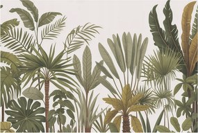 Fotótapéta Flizelin Fal a Hálószobába Egzotikus levelek 104x70 Ragasztó