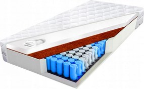140x180 visco és kókusz zsebes matrac 20cm rugós multipocket H2