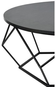 Kávésasztal DIAMOND 41,5x90 cm fekete