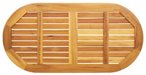Asztallap 110x55x2,2 cm Ovális Tömör Fa Akácfa