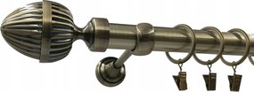 Függönykarnis fi25mm Antik Arany 140cm Milano