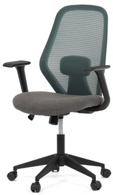 Scaun de birou pivotant de culoare verde cu mecanism de balansare. KA-V3149