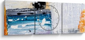 Kép - Absztrakt vonások (órával) (90x30 cm)