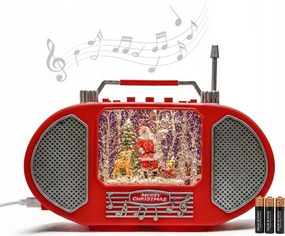 KarĂĄcsonyi DĂsz LĂĄmpĂĄs ZenĂ©lĆ Dobozzal, Elemes, Usb, RĂĄdiĂł, TĂ©lapĂł