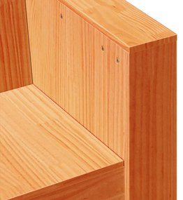 2 részes viaszbarna tömör fenyőfa kerti pihenőgarnitúra