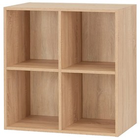 Boxie nyitott fali szekrény 80x80x37 cm sonoma tölgy