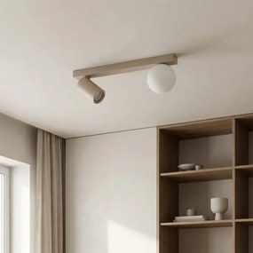 Brilagi - SELE BALL irányítható spotlámpa 1xGU10/30W/230V + 1xG9/10W bézs