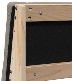 Kárpitozott fejtámla Tópszínű 120 cm Tömör fenyőfa