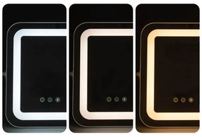 Asztali kozmetikai tükör világítással