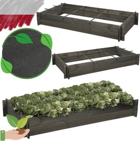 Zöldségtároló ládák fűszernövények ágyás magasított virágtartó 150x80cm Eko