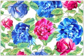 Poszterek 120x80 Színes virágok Virágok