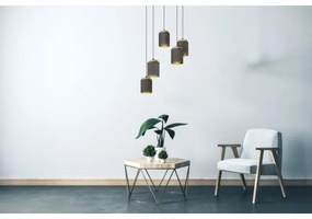 Eglo 99447 - Csillár zsinóron ALBARIZA 5xE27/40W/230V pók