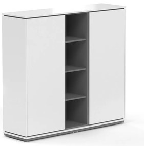 Creator magas szekrény 162,8 x 44,5 x 150,7 cm, antracit / fehér