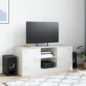 fehér acél TV-szekrény 99 x 39 x 44 cm