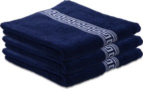 Görög sötétkék törölköző
