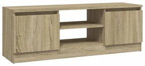 sonoma tölgy színű TV-szekrény ajtóval 102 x 30 x 36 cm