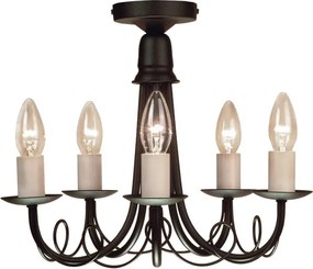 Elstead Lighting MINSTER MN5-BLACK Csillár 5x60W/E14