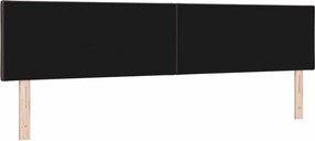 vidaXL Fejtámla Sötét Barna 200 cm szövet