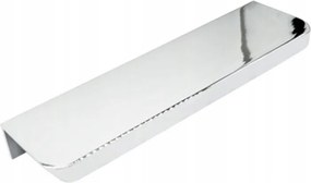 Élzáró Bútorfogantyú Króm Fronttal, 160MM Fényes Acél,