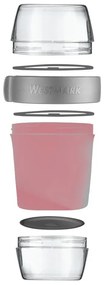 Westmark háromrészes ételtartó edény, 1150 ml, rózsaszín