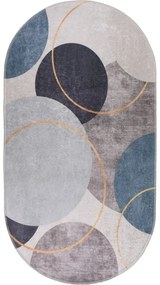 Kék-szürke mosható szőnyeg 120x180 cm Oval – Vitaus