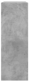 betonszürke szerelt fa cipőszekrény 80 x 34 x 96,5 cm
