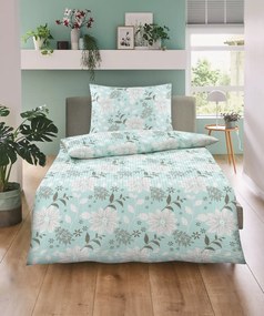 GABRIELA kék krepp ágyneműhuzat Ágyneműhuzat mérete: 70 x 90 cm | 140 x 200 cm