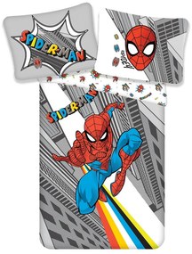 Siderman szürke pamut gyerek ágyneműhuzat, 140 x 200 cm - Jerry Fabrics