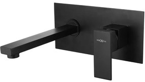 Mexen Cube fali alatti csaptelep, fekete - 73115-70